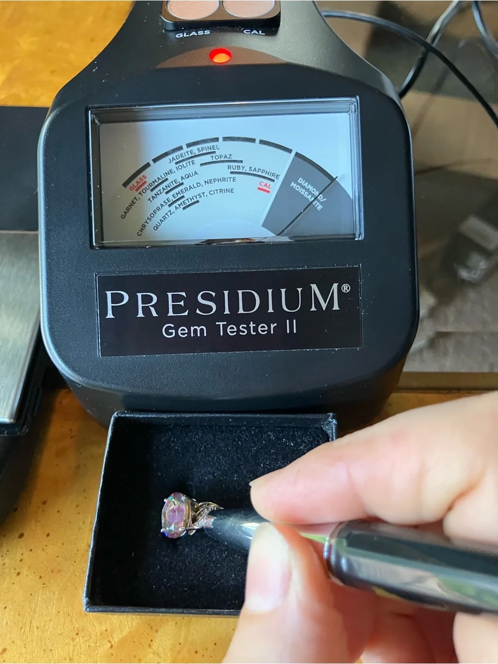 Northern Lights Quartz Diamond Ring Size 9